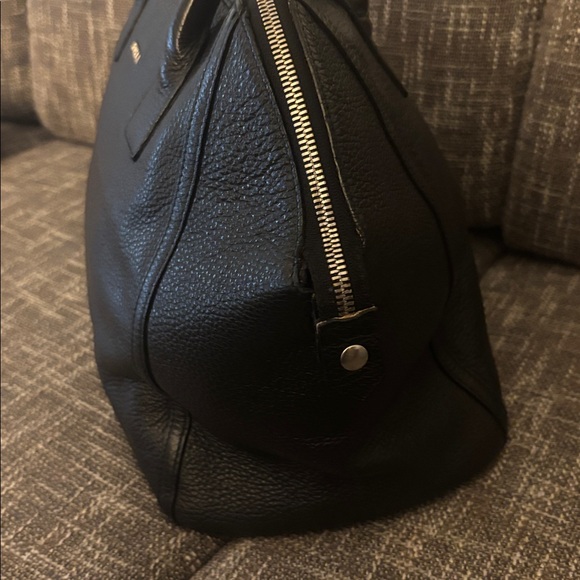 Furla Black Large Leather Satchel - Picture 5 of 11